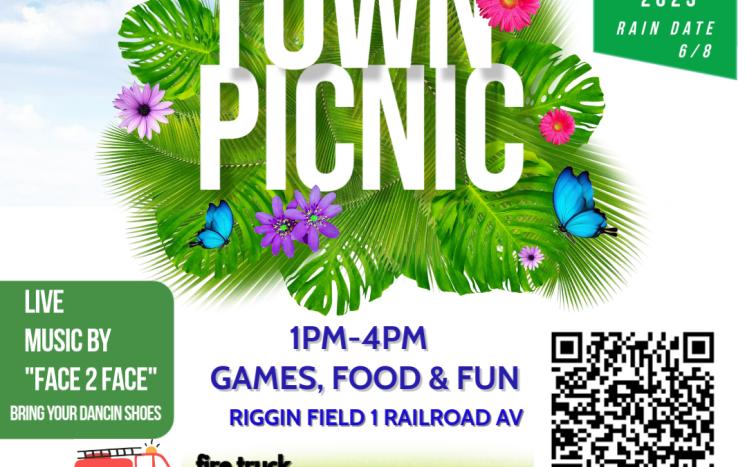 ER Town Picnic Flyer of ER Town Picnic